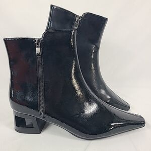 NEW Ninety Union by Lady Couture Sage Mid Heel Dress Ankle Black Bootie Sz 10